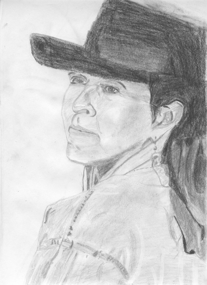 Sherry – traditional pencil portrait by Thomas B Sweet
